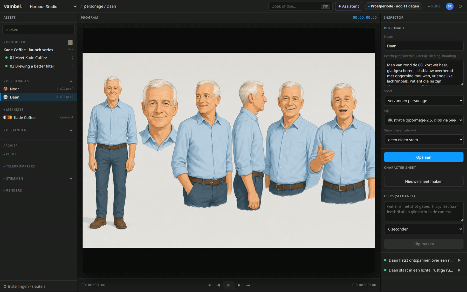 Presenters and personages